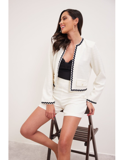 ENZZO Σορτς Destry 231231-ΕΚΡΟΥ | BON FASHION