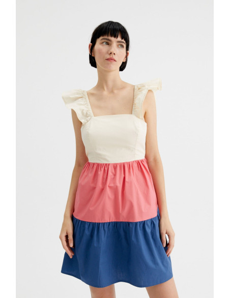 COMPANIA FANTASTICA mini dress with straps 32C/11102
