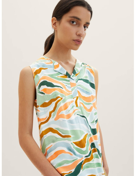 TOM TAILOR Patterned blouse 1035254-31122 | BON FASHION