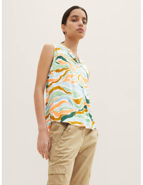 TOM TAILOR Patterned blouse 1035254-31122 | BON FASHION