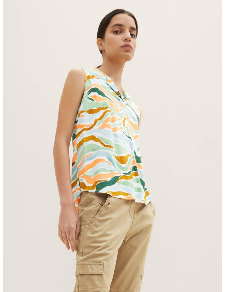TOM TAILOR Patterned blouse 1035254-31122 | BON FASHION