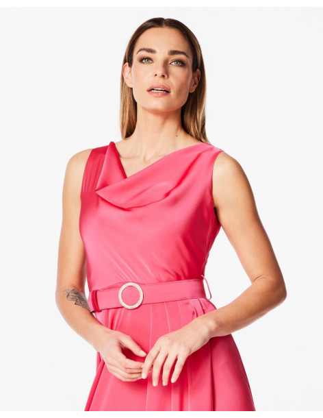 FOREL Φόρεμα maxi 076.50.01.025-ΚΑΡΠΟΥΖΙ | BON FASHION
