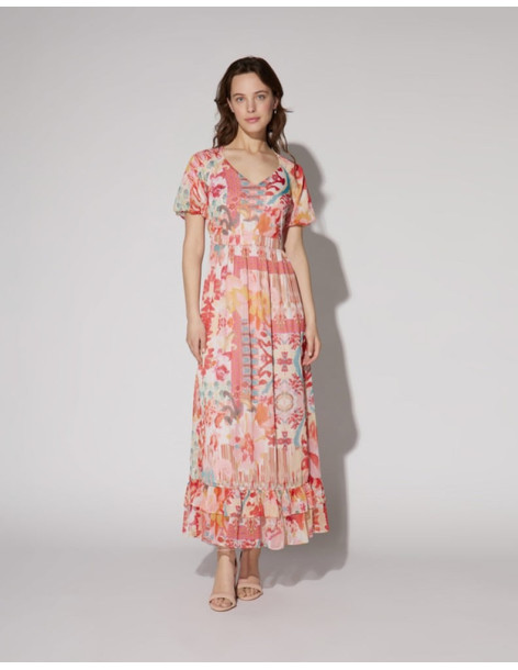 NAF NAF ETHNIC PRINTED DRESS XENR42