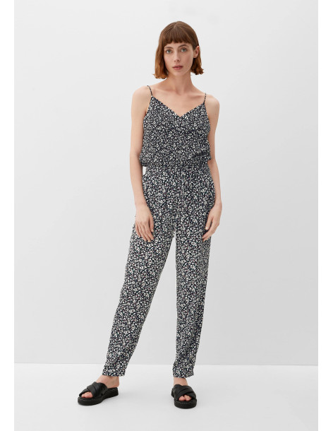 S.OLIVER trousers with a dobby texture 2129721-99A1 | BON FASHION
