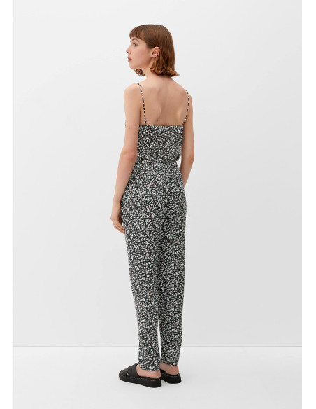 S.OLIVER trousers with a dobby texture 2129721-99A1 | BON FASHION