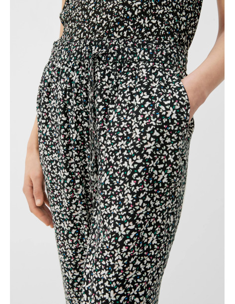 S.OLIVER trousers with a dobby texture 2129721-99A1 | BON FASHION