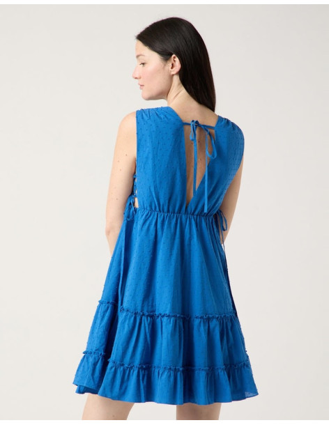 NAF NAF SHORT DRESS XENR95-BLUE 2
