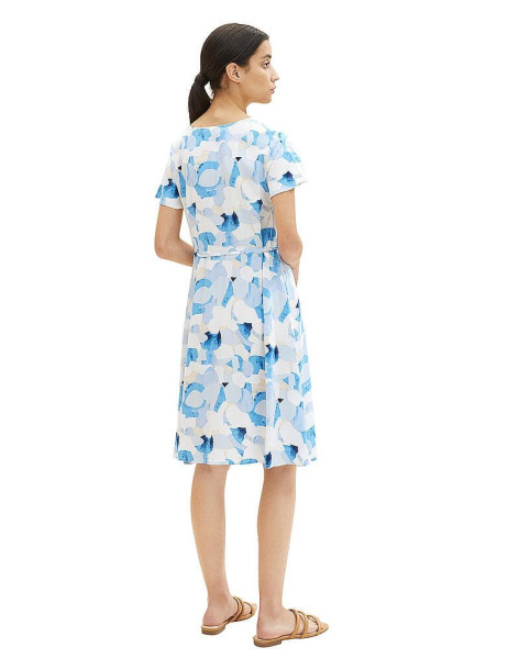 TOM TAILOR Midi dress with a fabric belt 1036648-32135 2