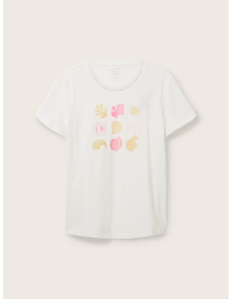 TOM TAILOR T-shirt with a photo print 1035378-10315 | BON FASHION