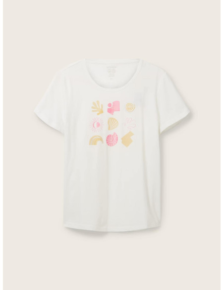 TOM TAILOR T-shirt with a photo print 1035378-10315 | BON FASHION