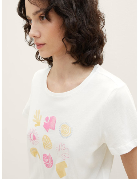 TOM TAILOR T-shirt with a photo print 1035378-10315 | BON FASHION