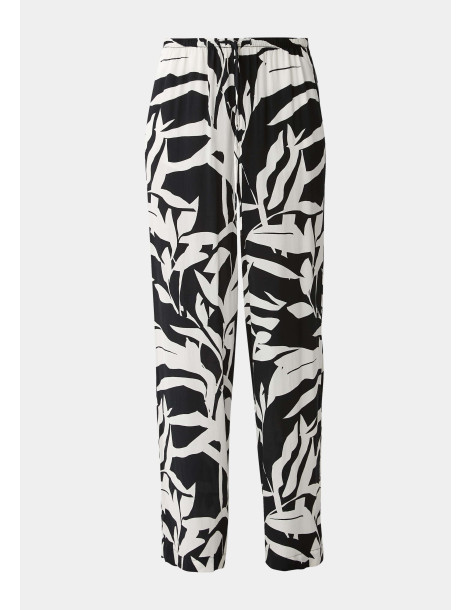 S.OLIVER Trousers with a crêpe texture 2131909-99A3