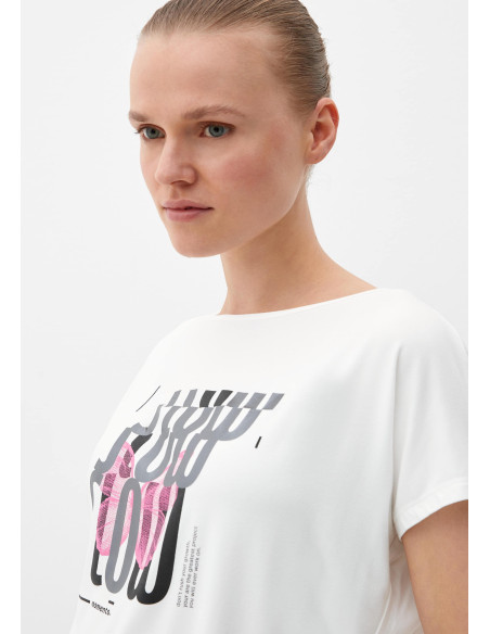 S.OLIVER T-shirt with a front print 2130697-02DO | BON FASHION