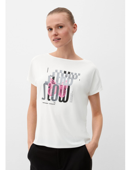 S.OLIVER T-shirt with a front print 2130697-02DO | BON FASHION