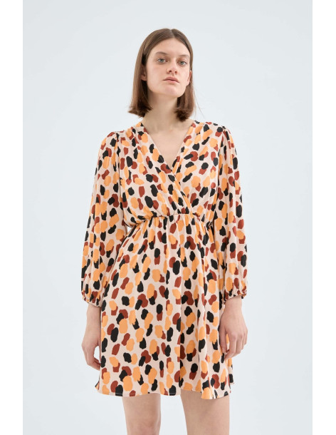 COMPANIA FANTASTICA  dress with polka dot print 33C/11055