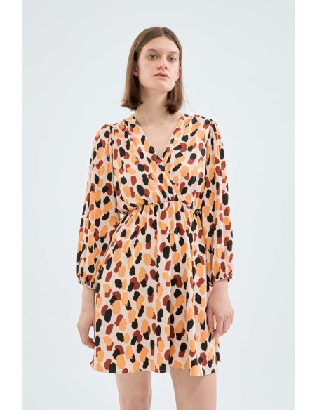 COMPANIA FANTASTICA  dress with polka dot print 33C/11055