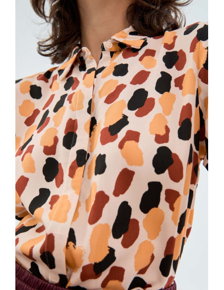 COMPANIA FANTASTICA shirt with polka dot print 33C/11076 | BON FASHION
