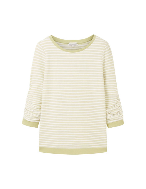 TOM TAILOR Striped Jacquard sweatshirt 1039980