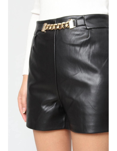BON FASHION SHORTS S3823-BLACK | BON FASHION