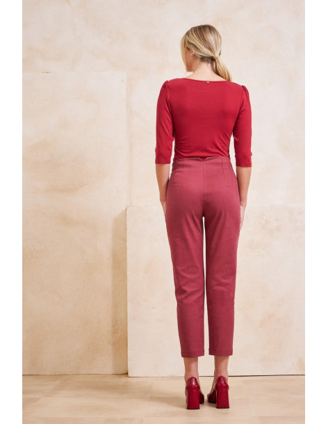 ENZZO Μπλούζα Adina 232013-κόκκινο | BON FASHION