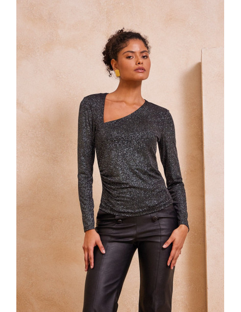 ENZZO Μπλούζα Scarlette 232340-SILVER