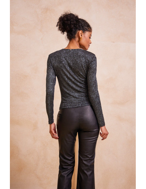 ENZZO Μπλούζα Scarlette 232340-SILVER | BON FASHION