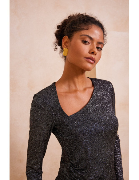 ENZZO Μπλούζα Scarlette 232340-SILVER | BON FASHION