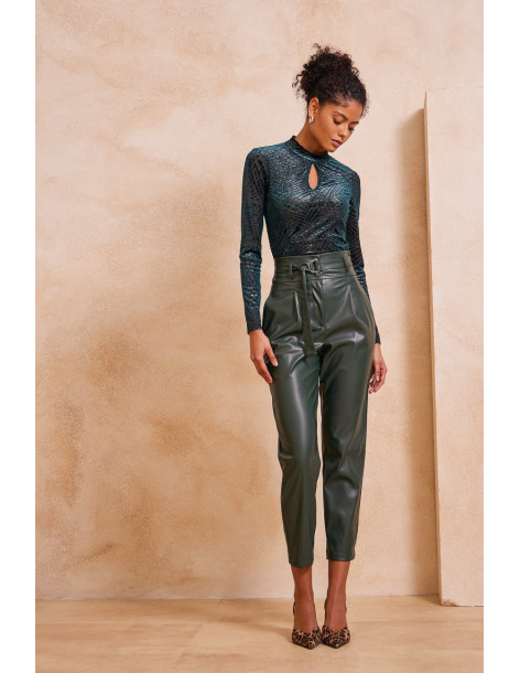 ENZZO Μπλούζα Riley 232331-ΠΡΑΣΙΝΟ | BON FASHION