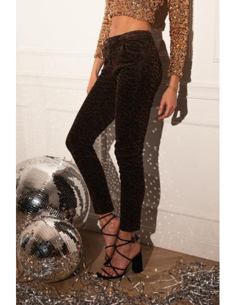 BON FASHION TROUSER H3027-BROWN | BON FASHION