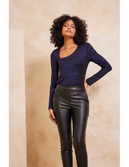 ENZZO Μπλούζα Scarlette 232340-ΜΠΛΕ ΡΟΥΑ | BON FASHION