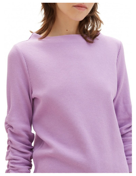 TOM TAILOR Sweatshirt with pleats 1039342-12957 | BON FASHION