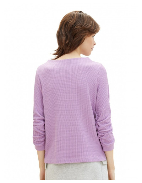 TOM TAILOR Sweatshirt with pleats 1039342-12957 | BON FASHION