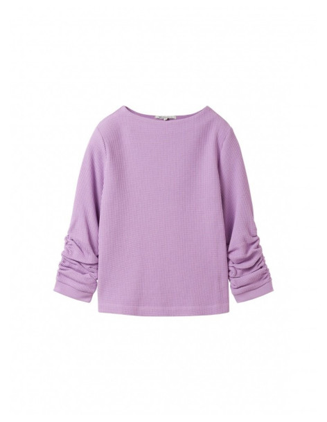 TOM TAILOR Sweatshirt with pleats 1039342-12957 | BON FASHION