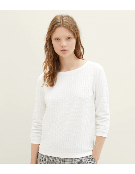 TOM TAILOR Textured μπλούζα 1039979-10332