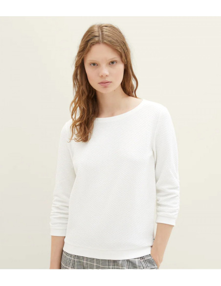 TOM TAILOR Textured μπλούζα 1039979-10332