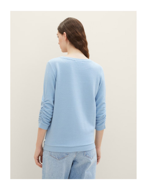 TOM TAILOR Textured μπλούζα 1039979- 11139| BON FASHION