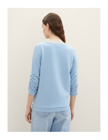 TOM TAILOR Textured μπλούζα 1039979- 11139| BON FASHION