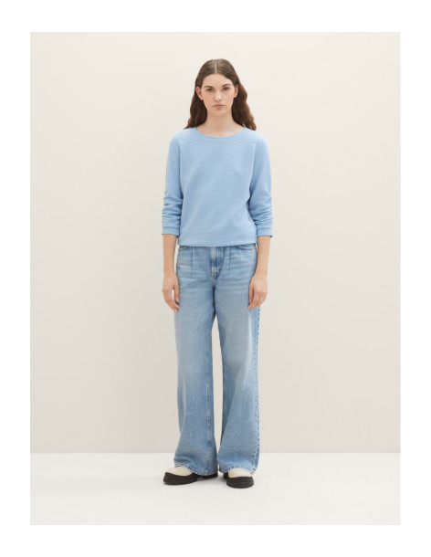 TOM TAILOR Textured μπλούζα 1039979- 11139| BON FASHION
