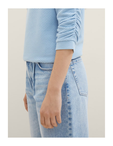 TOM TAILOR Textured μπλούζα 1039979- 11139| BON FASHION