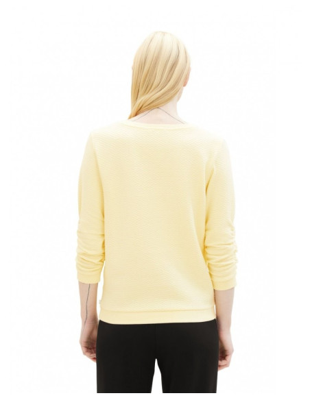 TOM TAILOR Textured μπλούζα 1039979- 34585| BON FASHION
