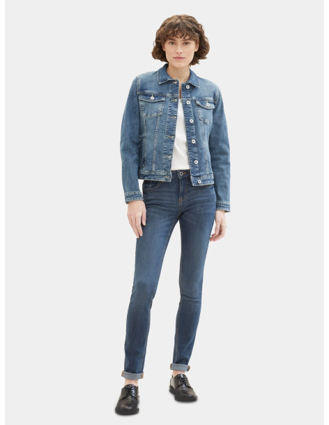 TOM TAILOR Denim jacket with recycled cotton 1041047-10120 | BON FASHION