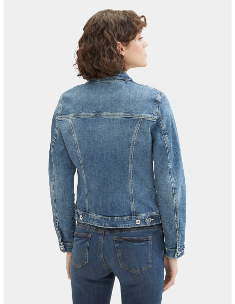 TOM TAILOR Denim jacket with recycled cotton 1041047-10120 | BON FASHION
