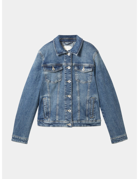 TOM TAILOR Denim jacket with recycled cotton 1041047-10120 | BON FASHION