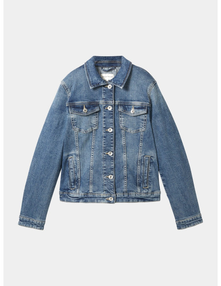 TOM TAILOR Denim jacket with recycled cotton 1041047-10120 | BON FASHION