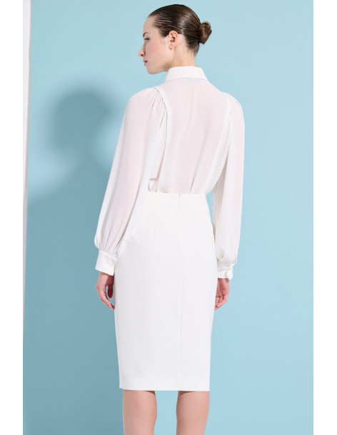MATIS ΜΙΝΤΙ ΦΟΥΣΤΑ 3124301-OFF WHITE | BON FASHION