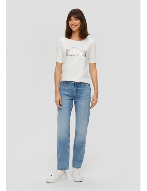 S.OLIVER T-shirt with a front print 2144441-02D3 | BON FASHION