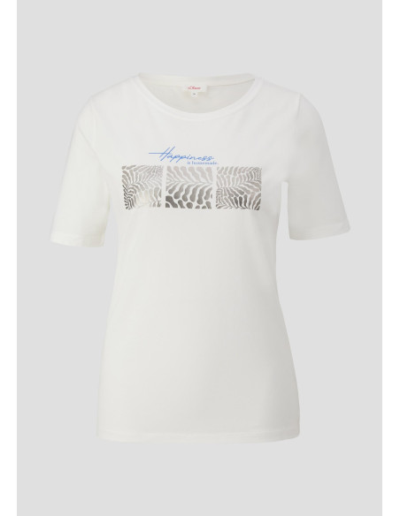 S.OLIVER T-shirt with a front print 2144441-02D3