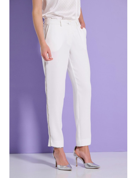 MATIS ΠΑΝΤΕΛΟΝΙ 3124452-OFF WHITE | BON FASHION