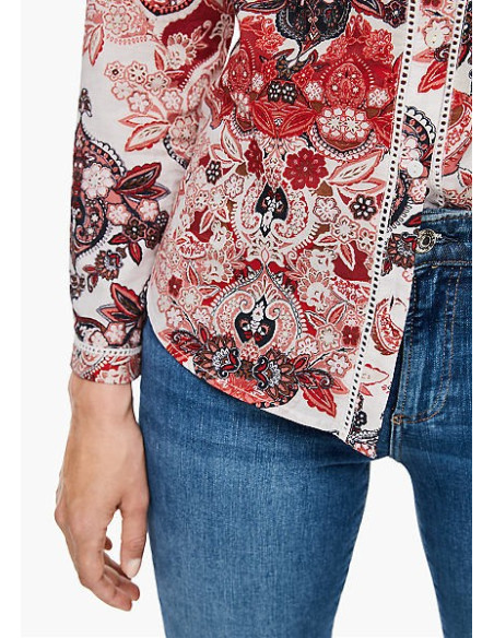 Πουκάμισο batik S.OLIVER 2041448-02A0 | BON FASHION
