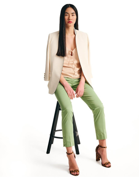 FOREL Παντελόνι cigarette 078.20.01.046-ΛΑΔΙ | BON FASHION